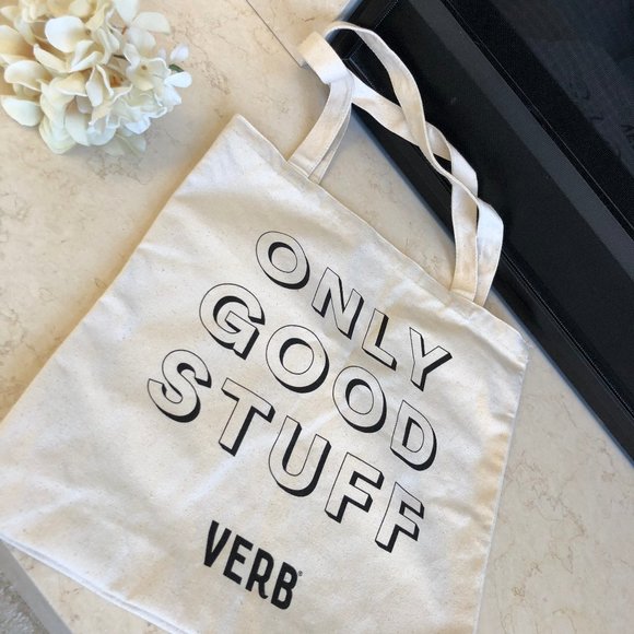 VERB Only Good Stuff Dust Bag Beige Bag Canvas - Picture 1 of 2